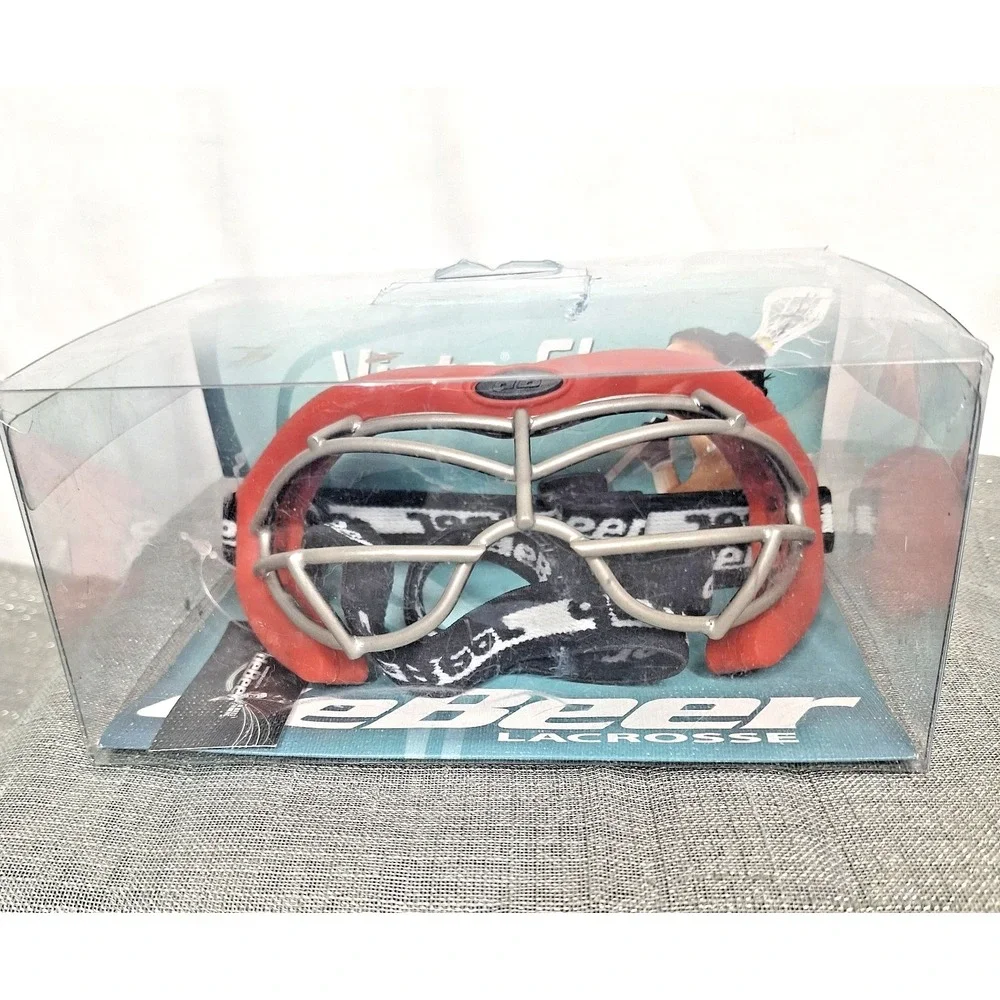 deBeer Lacrosse Women's Goggle Red Vista SI VSTGSW NEW